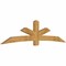 Ekena Millwork Alberta Rough Sawn Timber Gable Bracket, Western Red Cedar, 108"W x 27"H x 4"D x 6"F, 6/12 Pitch GBW108X27X0406ALB00RWR - alternate 3